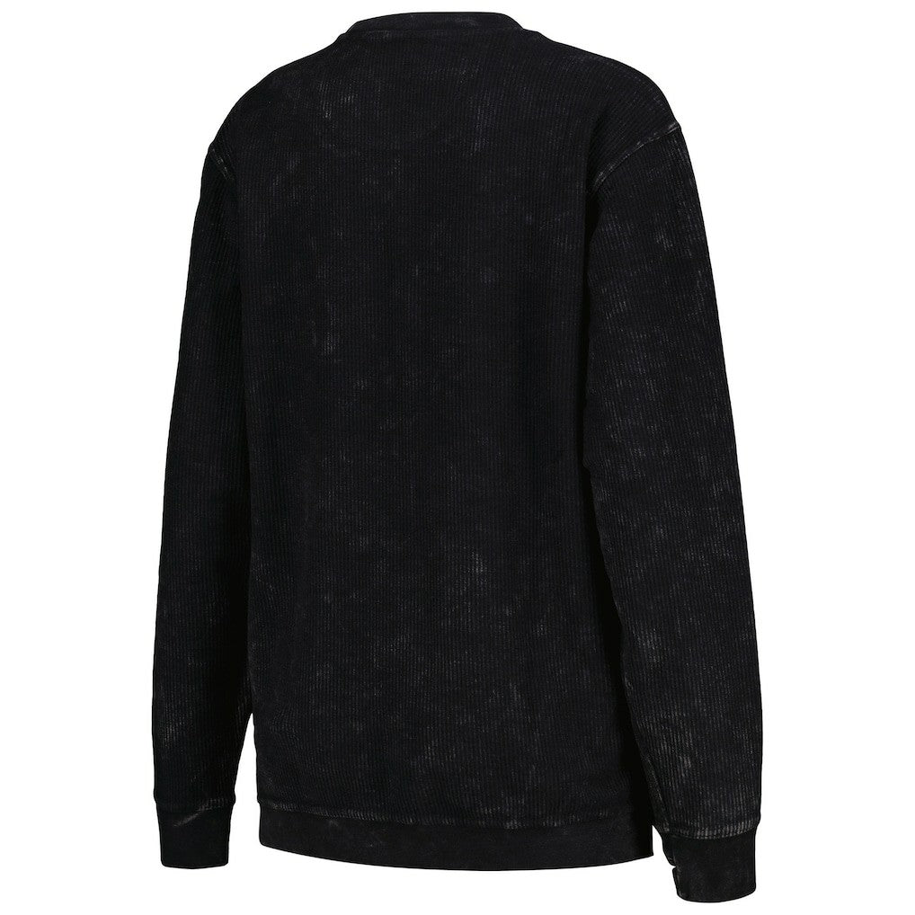 Las Vegas Raiders G-III 4Her by Carl Banks Women's Comfy Cord Pullover Sweatshirt Black
