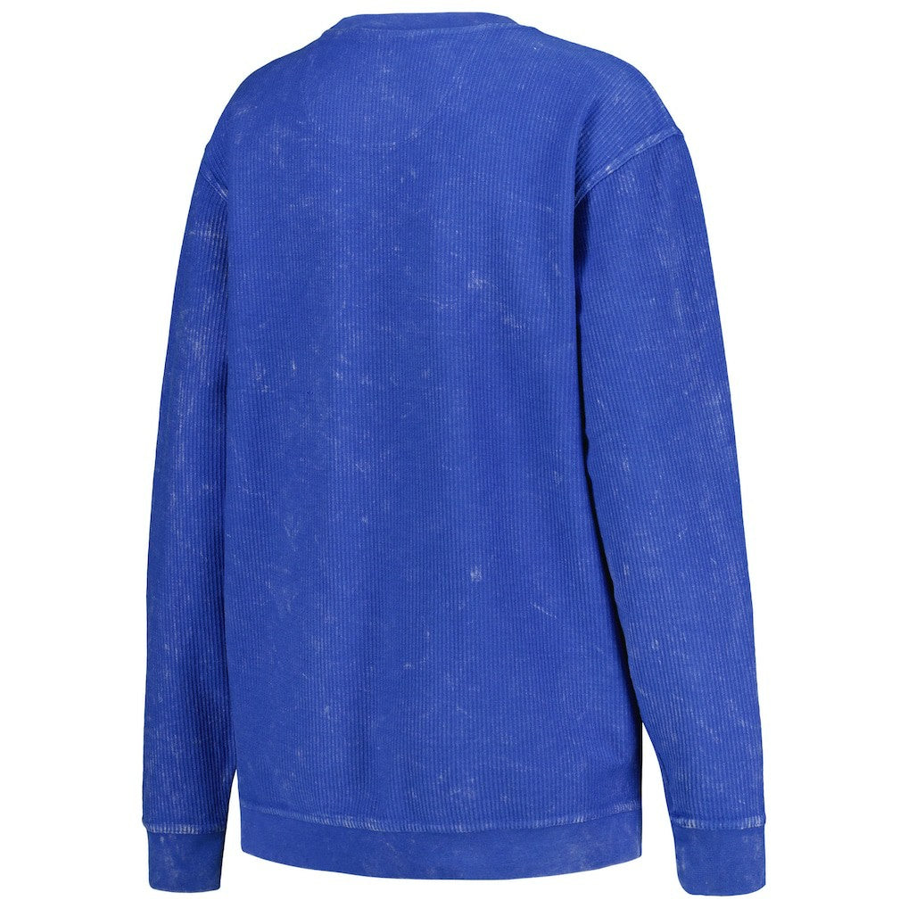 Los Angeles Chargers G-III 4Her by Carl Banks Women's Comfy Cord Pullover Sweatshirt Powder Blue