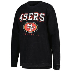 San Francisco 49ers G-III 4Her by Carl Banks Women's Comfy Cord Pullover Sweatshirt Black