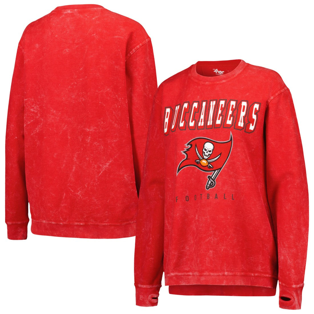 Tampa Bay Buccaneers G-III 4Her by Carl Banks Women's Comfy Cord Pullover Sweatshirt Red