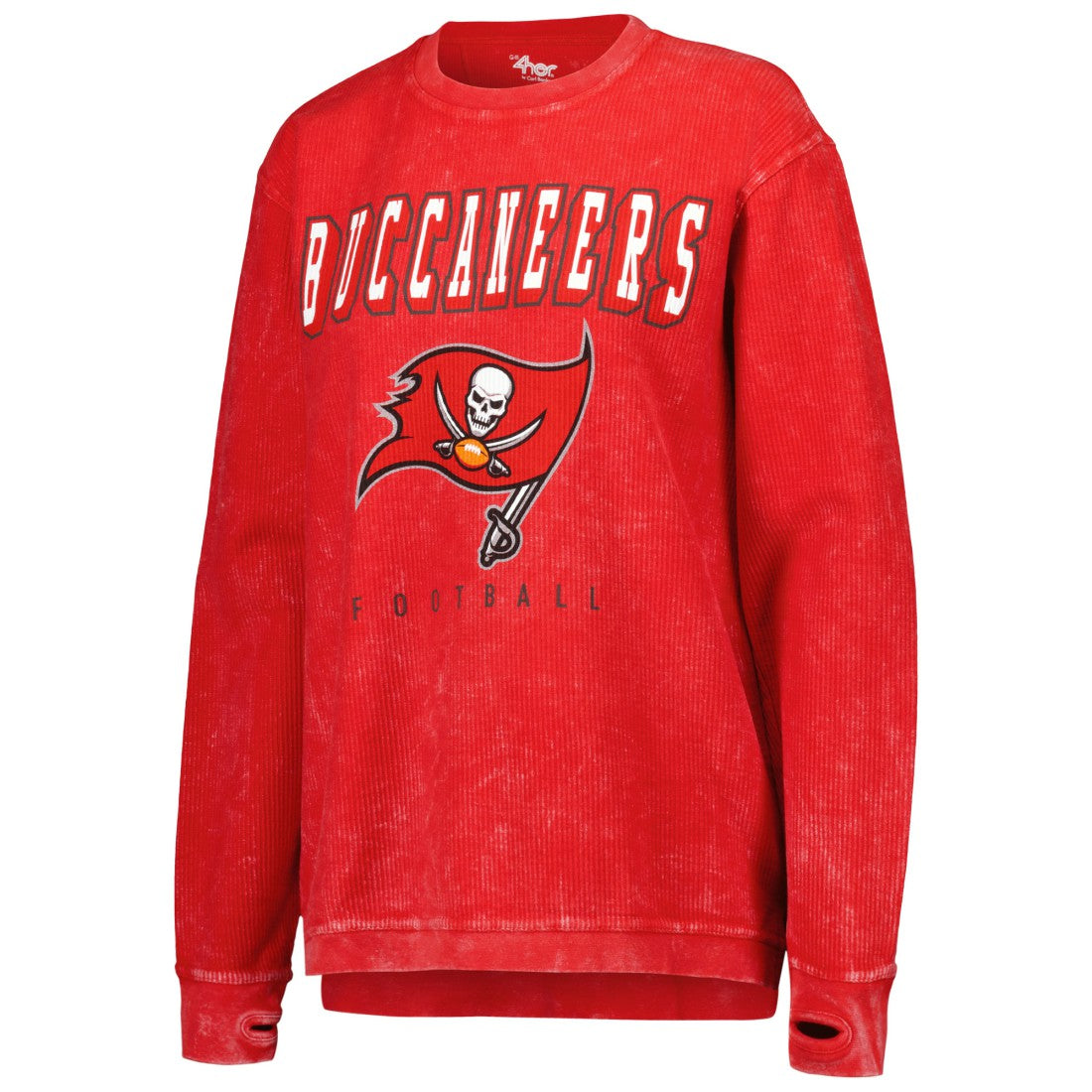 Tampa Bay Buccaneers G-III 4Her by Carl Banks Women's Comfy Cord Pullover Sweatshirt Red