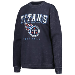 Tennessee Titans G-III 4Her by Carl Banks Women's Comfy Cord Pullover Sweatshirt Navy