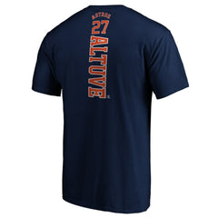 Jose Altuve Houston Astros Playmaker Name & Number T-Shirt - Navy T-shirts