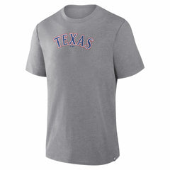 Texas Rangers Fanatics Play Tribute Tri-Blend T-Shirt - Heather Gray T-shirts