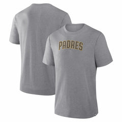San Diego Padres Fanatics Play Tribute Tri-Blend T-Shirt - Heather Gray T-shirts