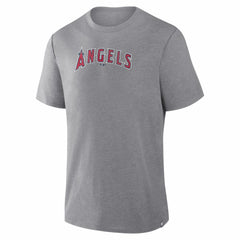 Los Angeles Angels Fanatics Play Tribute Tri-Blend T-Shirt - Heather Gray T-shirts