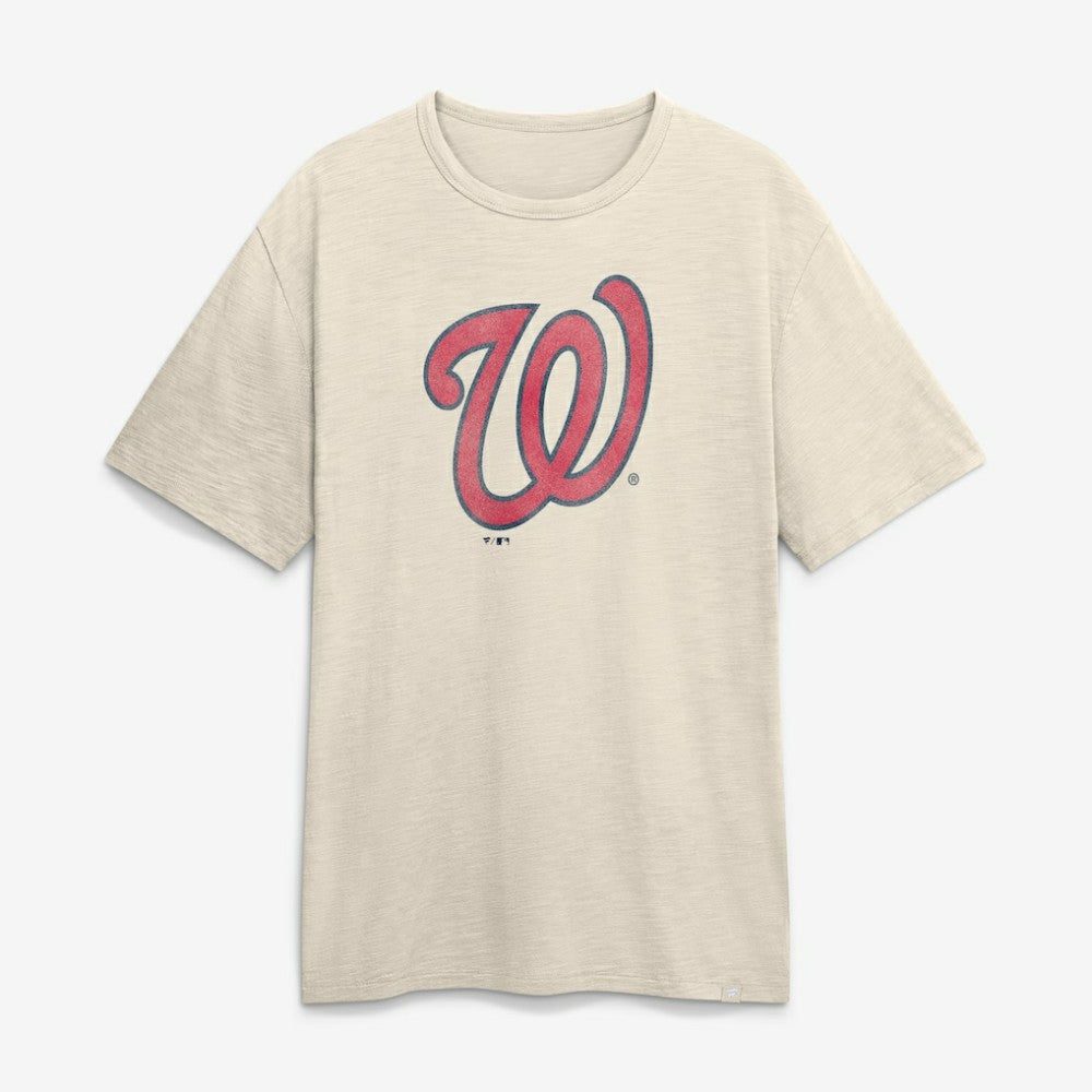 Washington Nationals Fanatics Stadium Slub T-Shirt - Cream T-shirts