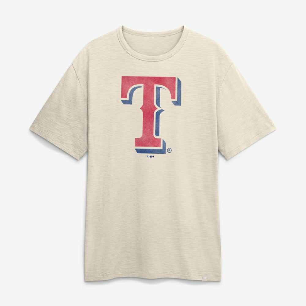 Texas Rangers Fanatics Stadium Slub T-Shirt - Cream T-shirts