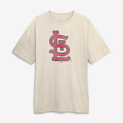 St. Louis Cardinals Fanatics Stadium Slub T-Shirt - Cream T-shirts