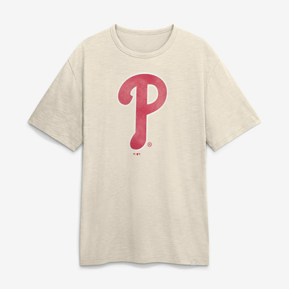 Philadelphia Phillies Fanatics Stadium Slub T-Shirt - Cream T-shirts