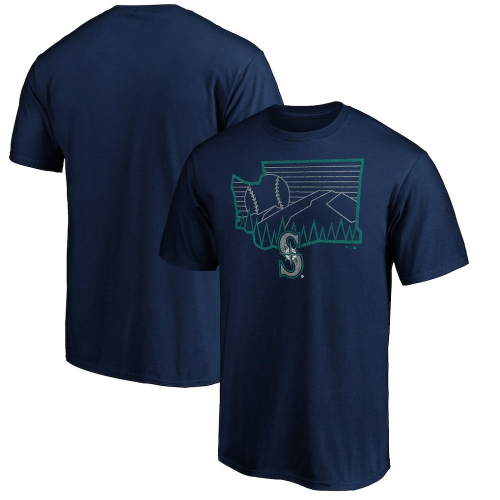 Seattle Mariners Team Adrenaline T-Shirt - Navy T-shirts