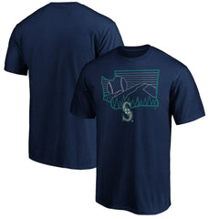 Seattle Mariners Team Adrenaline T-Shirt - Navy T-shirts