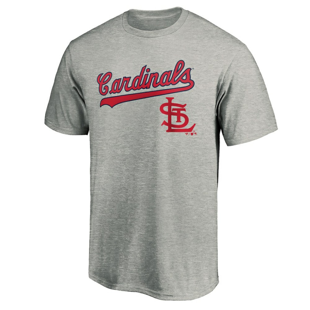 St. Louis Cardinals Cooperstown Collection Wahconah T-Shirt - Heather Gray T-shirts
