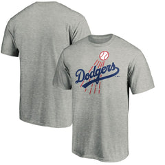 Los Angeles Dodgers Cooperstown Collection Huntington T-Shirt - Heather Gray T-shirts