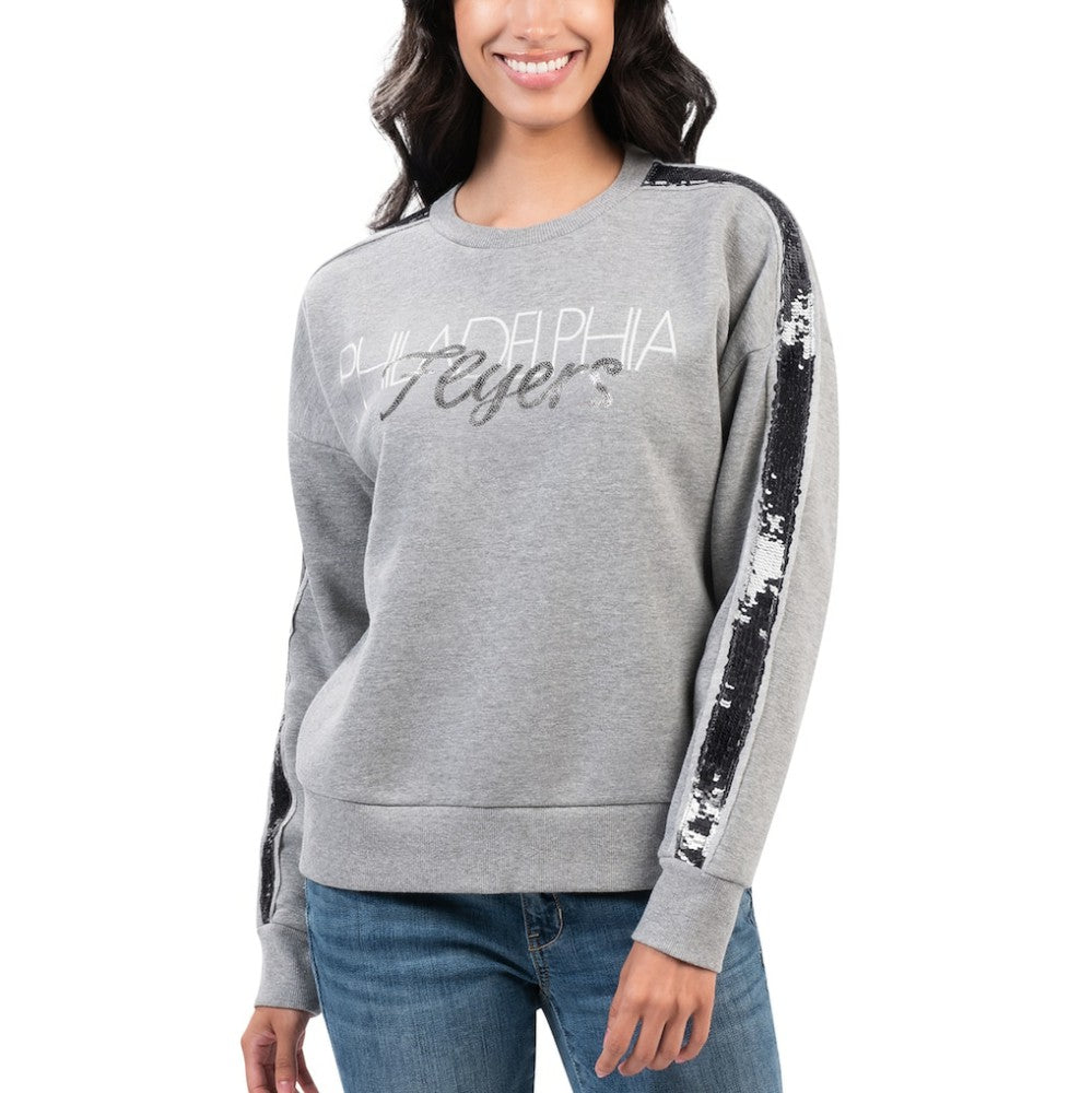 NHL Philadelphia Flyers G-III 4Her by Carl Banks Women's Penalty Box Pullover Sweatshirt - Gray