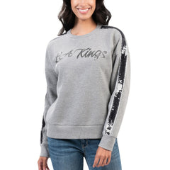 NHL Los Angeles Kings G-III 4Her by Carl Banks Women's Penalty Box Pullover Sweatshirt - Gray
