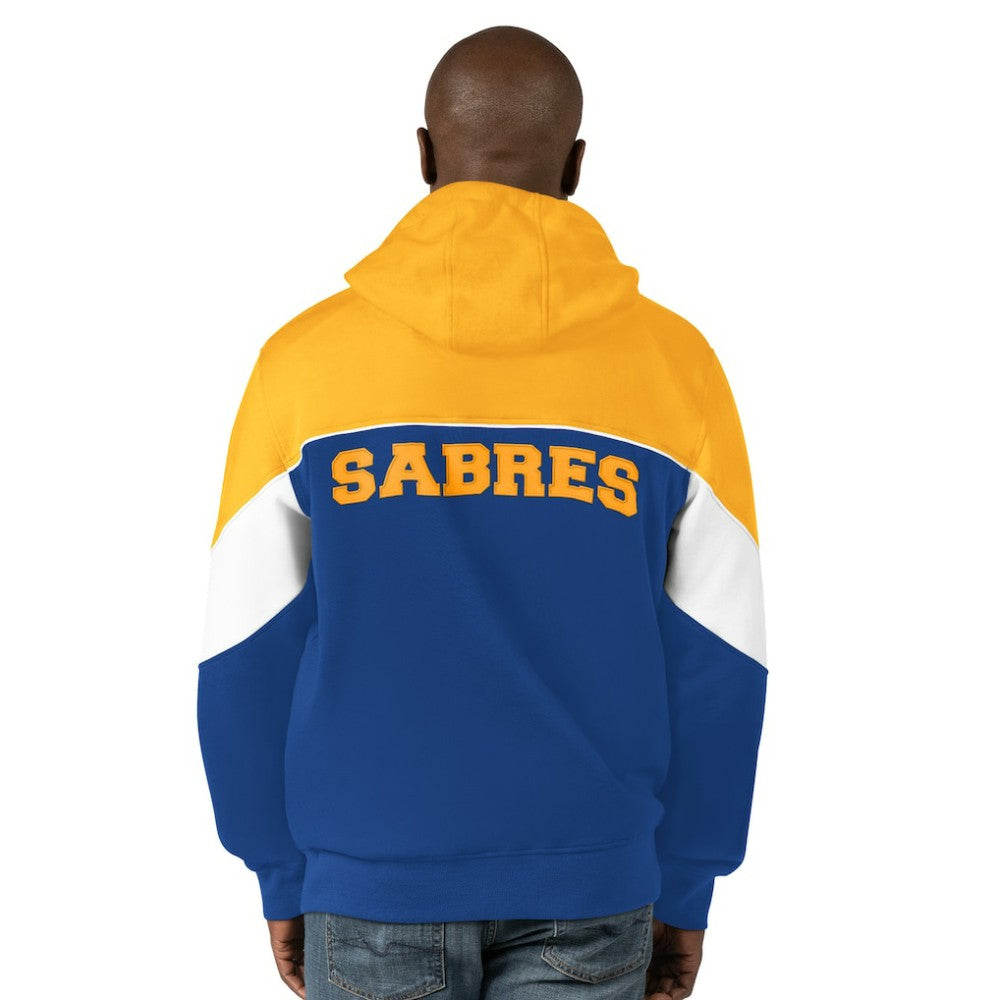 NHL Buffalo Sabres Starter Power Forward Full-Zip Hoodie - Royal/Gold