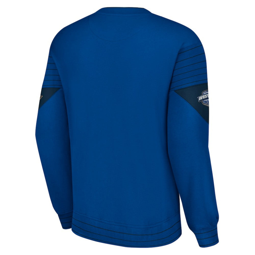 NHL St. Louis Blues Starter Faceoff Pullover Sweatshirt - Blue