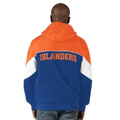 NHL New York Islanders Starter Power Forward Full-Zip Hoodie - Royal/Orange