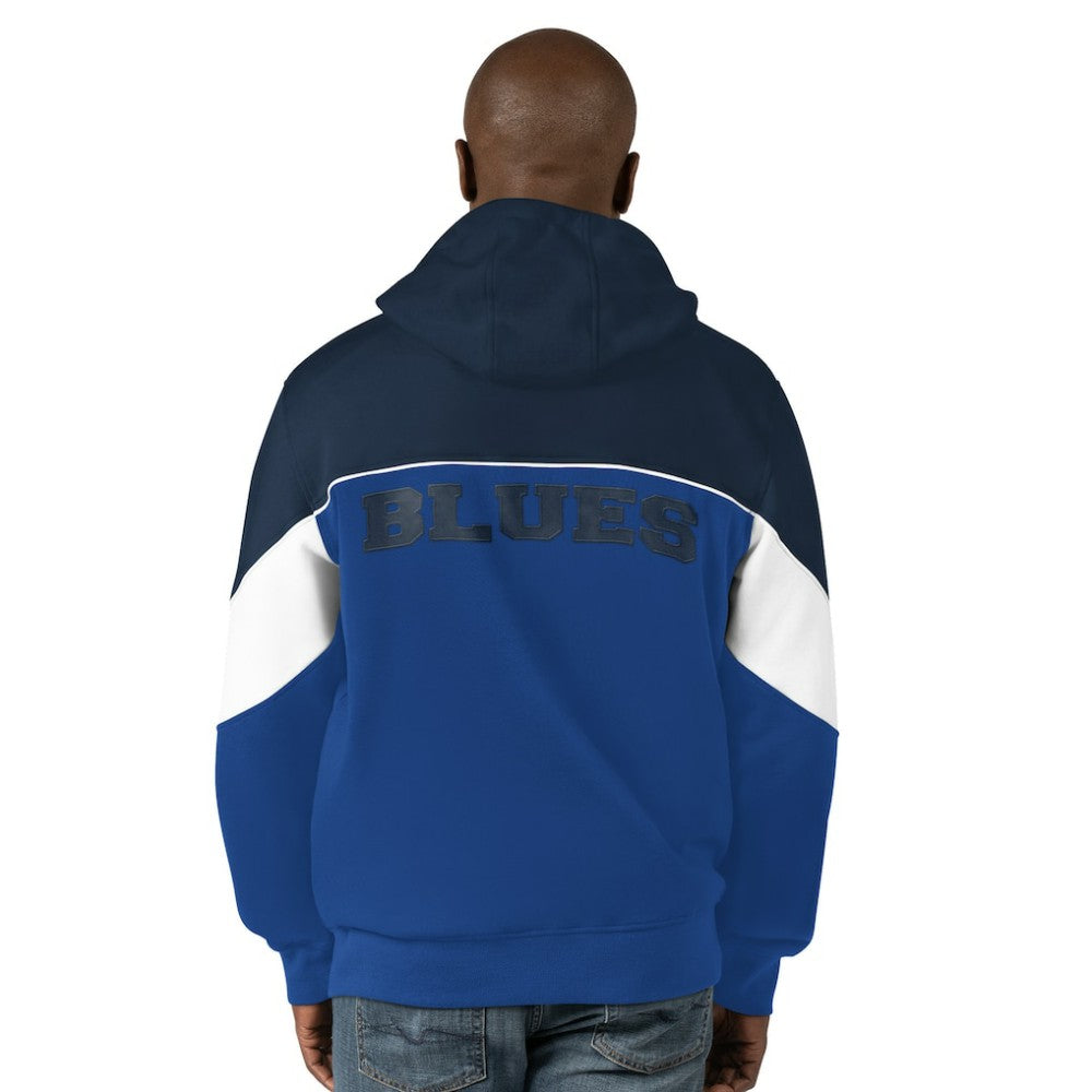 NHL St. Louis Blues Starter Power Forward Full-Zip Hoodie - Blue/Navy