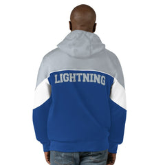 NHL Tampa Bay Lightning Starter Power Forward Full-Zip Hoodie - Blue/Gray