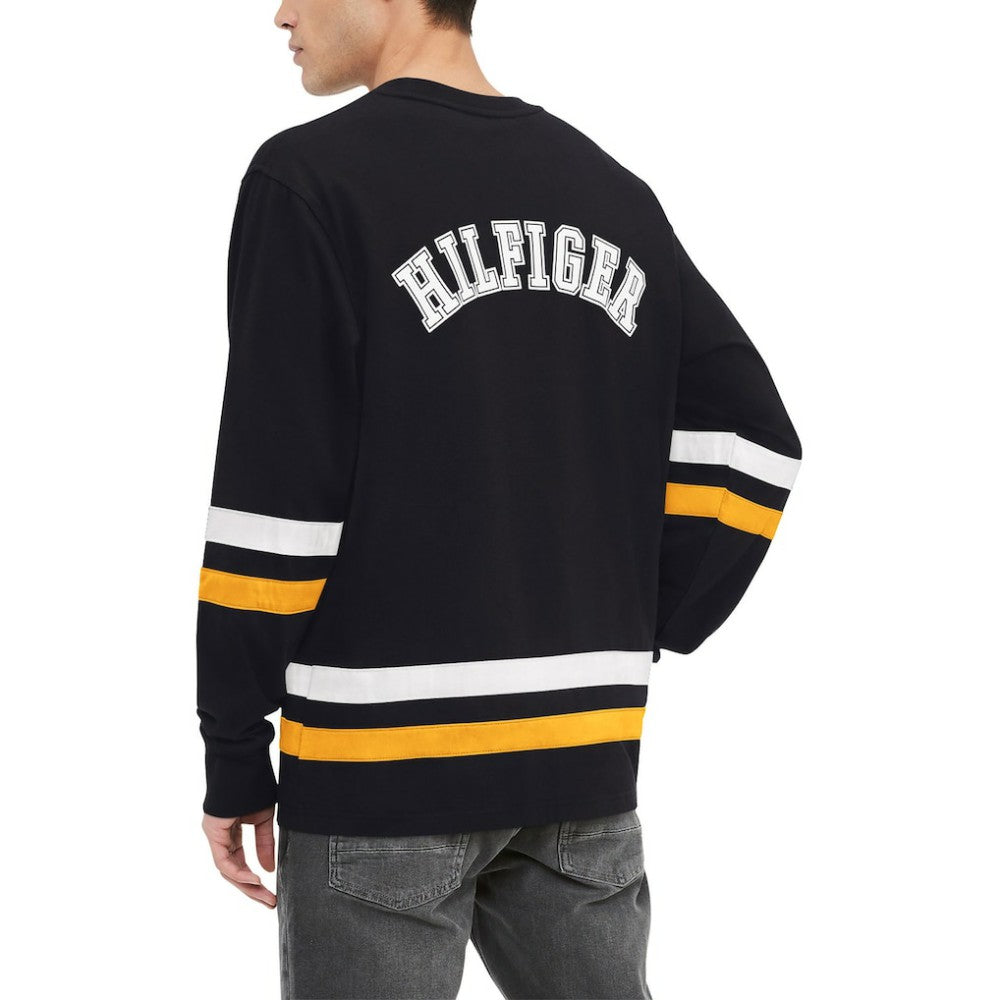 NHL Boston Bruins Tommy Hilfiger Nolan Long Sleeve T-Shirt - Black