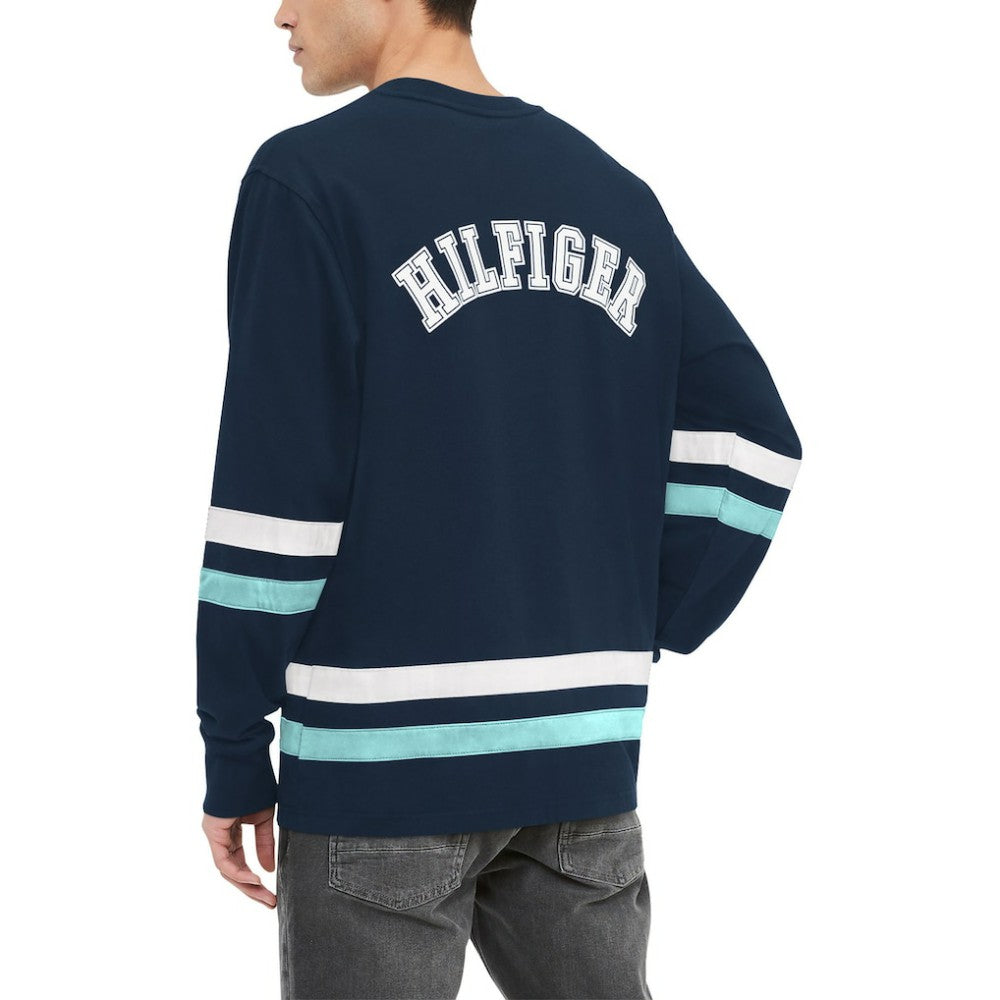 NHL Seattle Kraken Tommy Hilfiger Nolan Long Sleeve T-Shirt - Navy