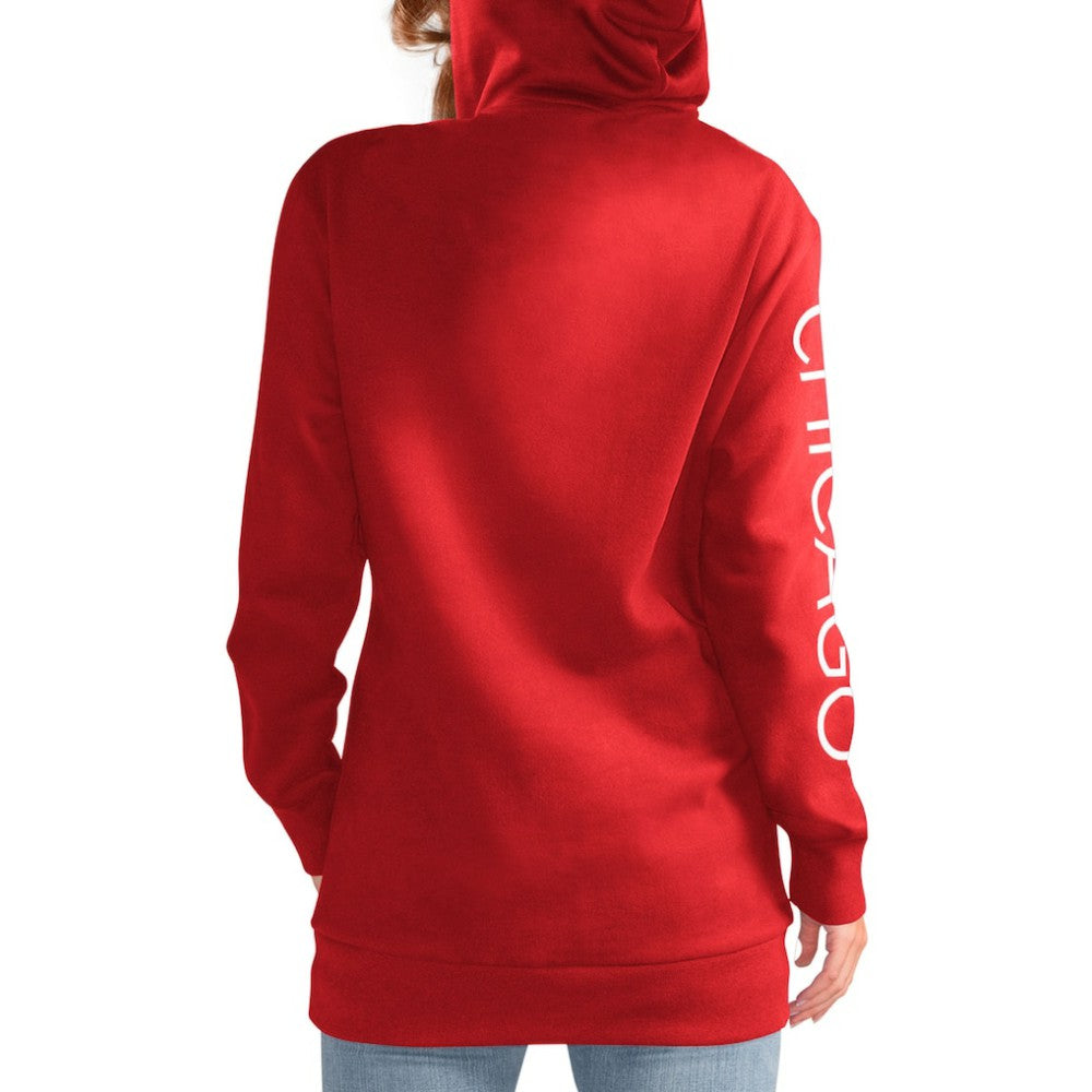 NHL Chicago Blackhawks G-III 4Her by Carl Banks Women's Overtime Pullover Hoodie - Red