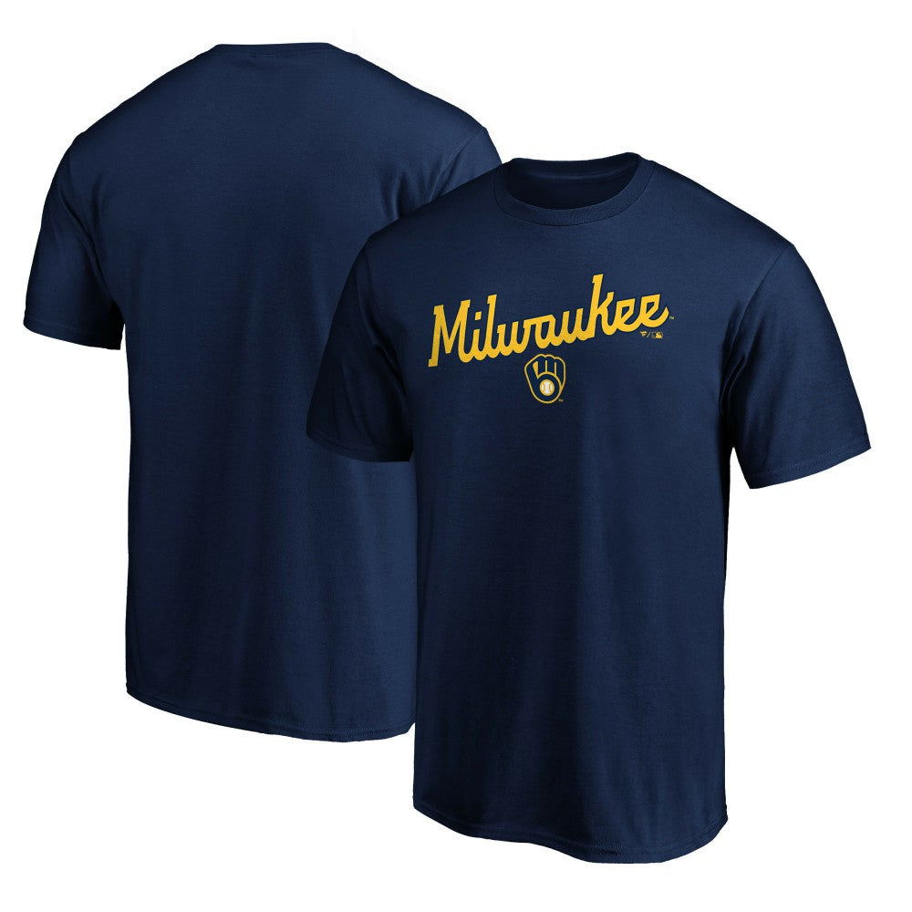 Milwaukee Brewers Series Sweep T-Shirt - Navy T-shirts