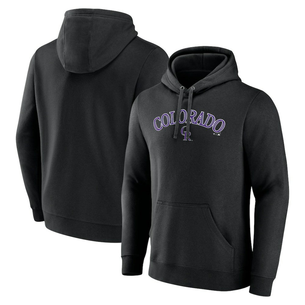 Colorado Rockies Series Sweep Pullover Hoodie - Black Hoodies