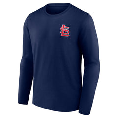 St. Louis Cardinals Hometown Collection Gateway Long Sleeve T-Shirt - Navy T-shirts