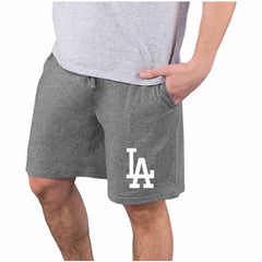 Los Angeles Dodgers Concepts Sport Quest Knit Jam Shorts - Charcoal Shorts