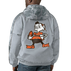 Cleveland Browns Starter Thursday Night Gridiron Throwback Full-Zip Jacket Gray
