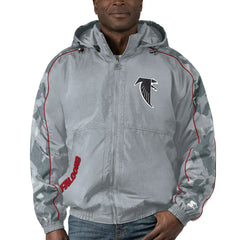 Atlanta Falcons Starter Thursday Night Gridiron Throwback Full-Zip Jacket Gray
