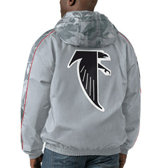 Atlanta Falcons Starter Thursday Night Gridiron Throwback Full-Zip Jacket Gray