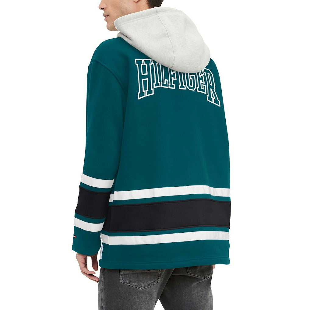 Philadelphia Eagles Tommy Hilfiger Ivan Fashion Pullover Hoodie Midnight Green