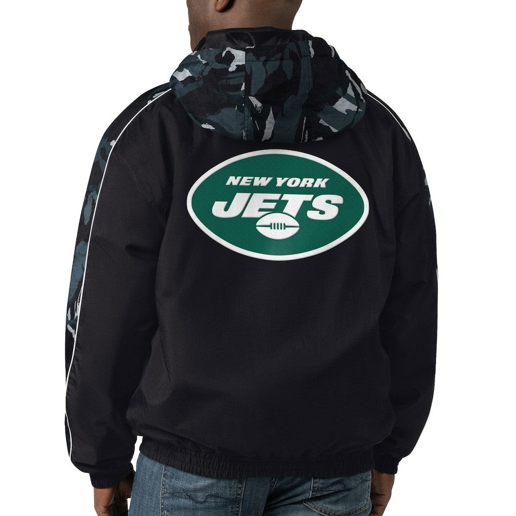New York Jets Starter Thursday Night Gridiron Full-Zip Hoodie Black
