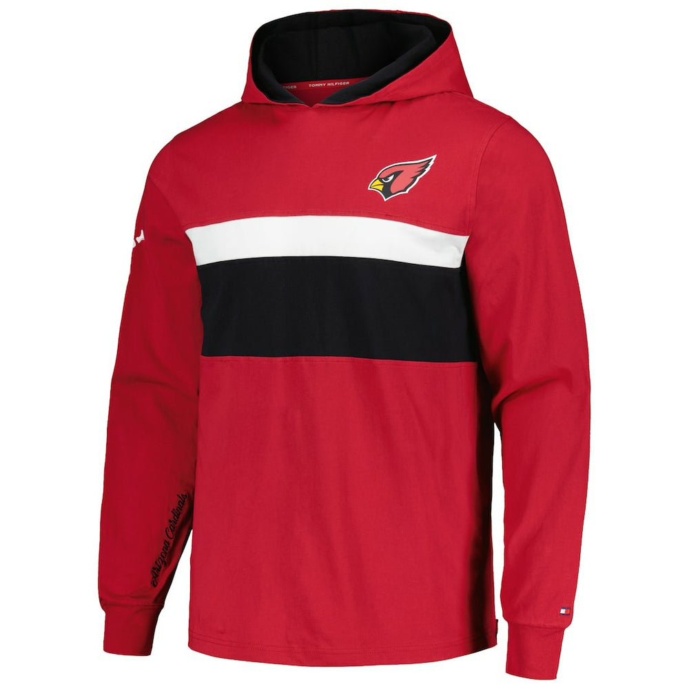 Arizona Cardinals Tommy Hilfiger Morgan Long Sleeve Hoodie T-Shirt Cardinal