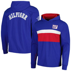 New York Giants Tommy Hilfiger Morgan Long Sleeve Hoodie T-Shirt Royal