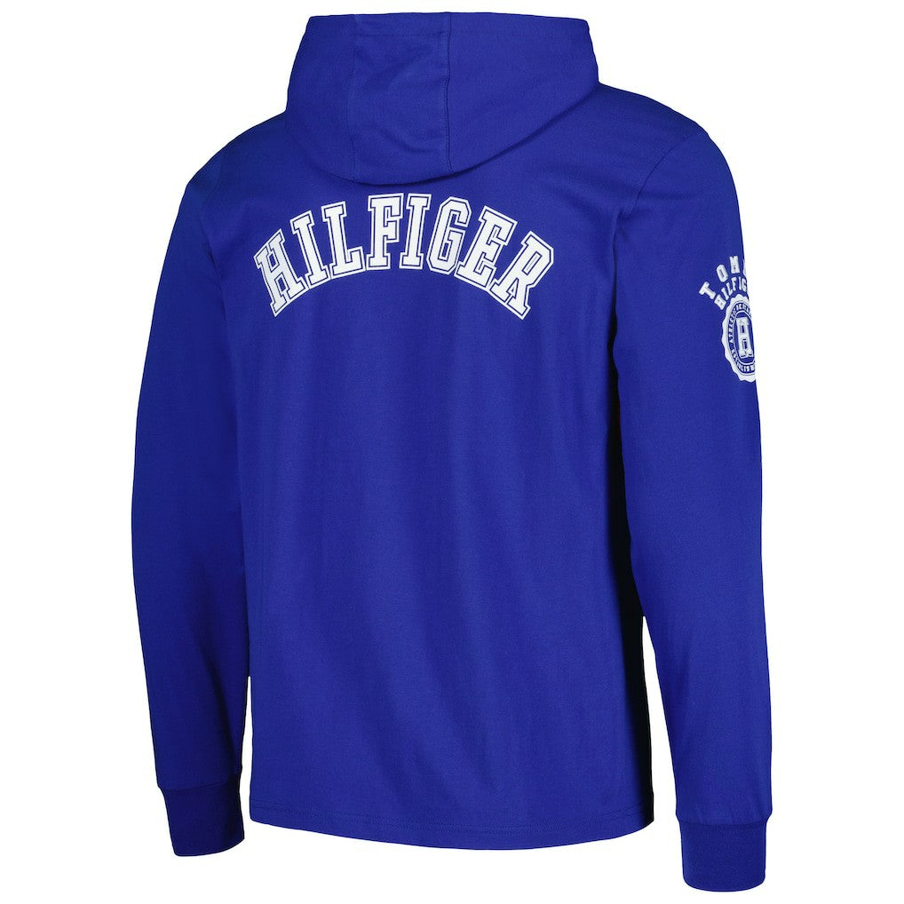 New York Giants Tommy Hilfiger Morgan Long Sleeve Hoodie T-Shirt Royal