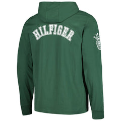 Green Bay Packers Tommy Hilfiger Morgan Long Sleeve Hoodie T-Shirt Green