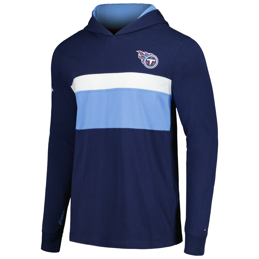 Tennessee Titans Tommy Hilfiger Morgan Long Sleeve Hoodie T-Shirt Navy