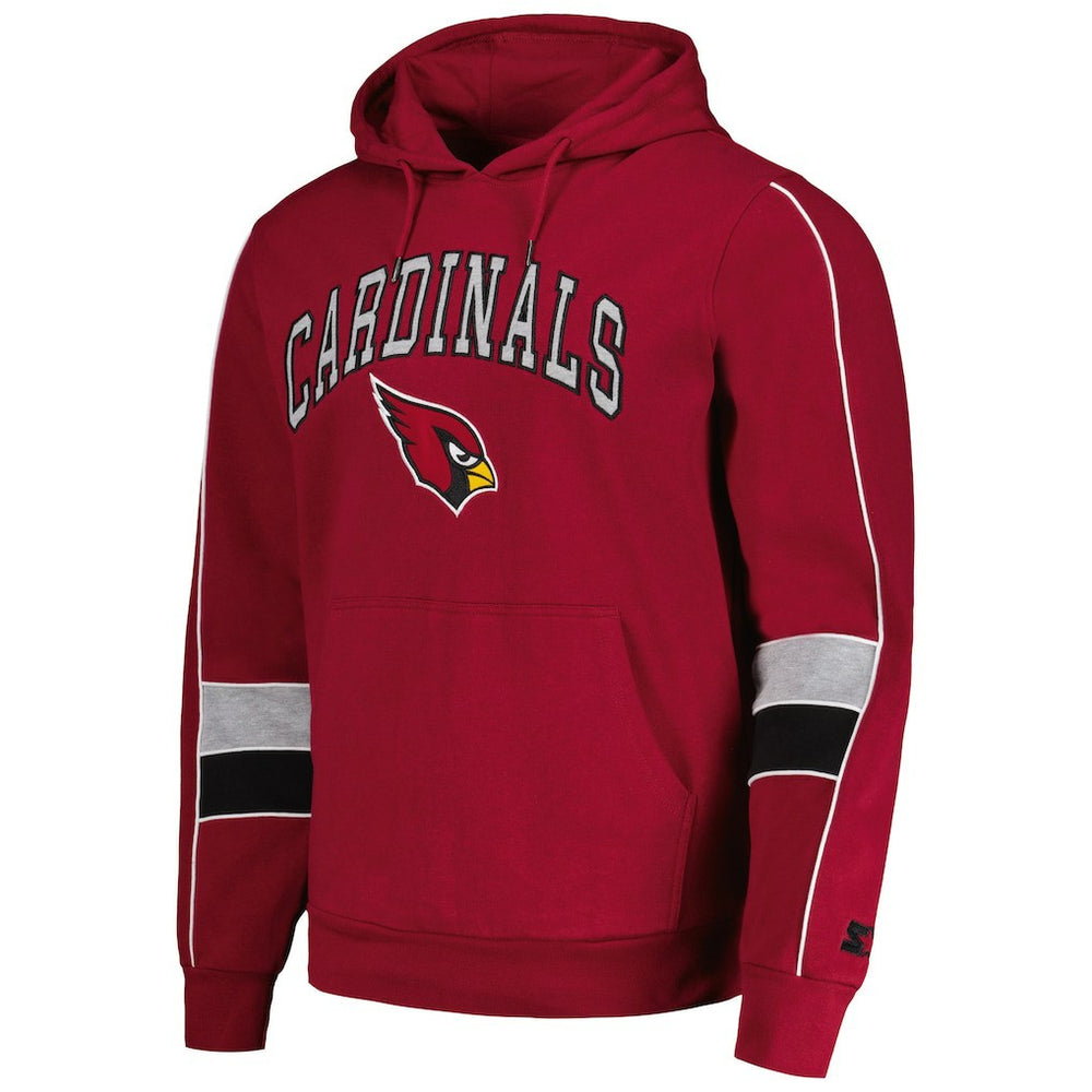 Arizona Cardinals Starter Captain Pullover Hoodie Cardinal
