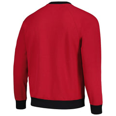 Arizona Cardinals Tommy Hilfiger Reese Raglan Tri-Blend Pullover Sweatshirt Cardinal