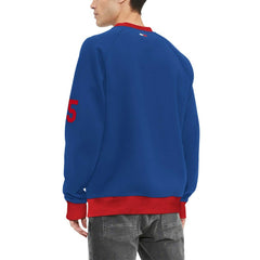 New York Giants Tommy Hilfiger Reese Raglan Tri-Blend Pullover Sweatshirt Royal