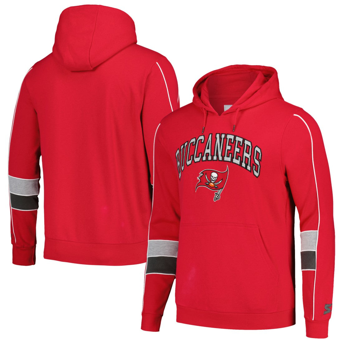 Tampa Bay Buccaneers Starter Captain Pullover Hoodie Red