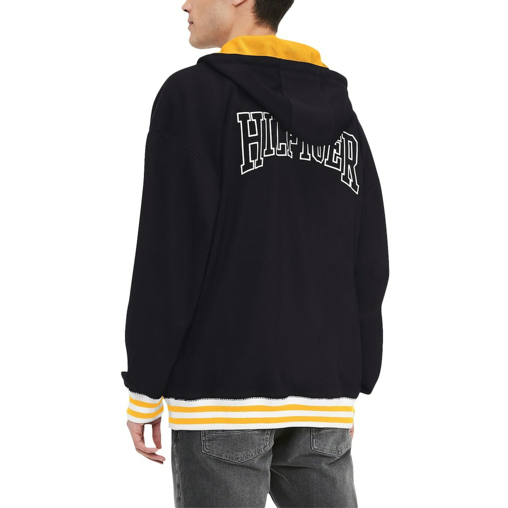 Pittsburgh Steelers Tommy Hilfiger Aaron Quarter-Zip Hoodie Black