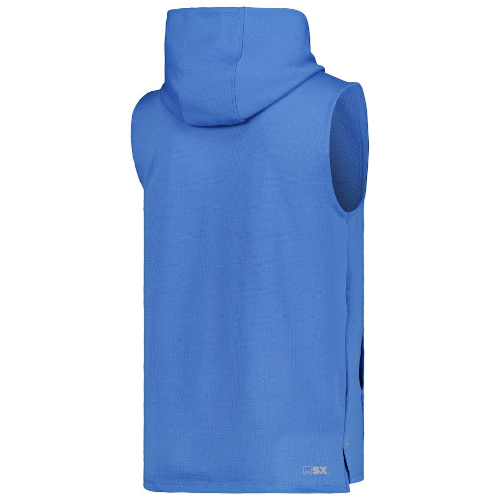 Los Angeles Chargers MSX by Michael Strahan Marathon Sleeveless Pullover Hoodie Powder Blue