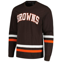 Cleveland Browns Tommy Hilfiger Nolan Long Sleeve T-Shirt Brown/Orange
