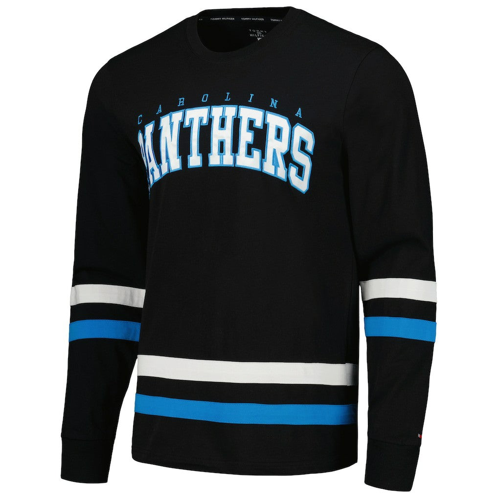 Carolina Panthers Tommy Hilfiger Nolan Long Sleeve T-Shirt Black/Blue